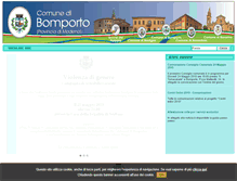 Tablet Screenshot of comune.bomporto.mo.it